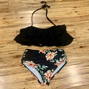 *Bundle Sale* Two piece high waisted floral